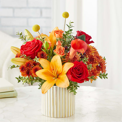 Scarlet Skies Bouquet –  Moonlight Floral, Minneapolis MN