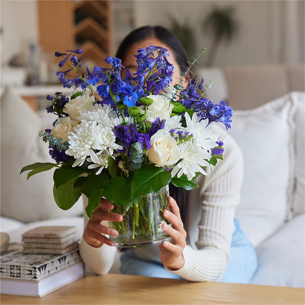 Cerulean Waves Bouquet –  Moonlight Floral, Minneapolis MN