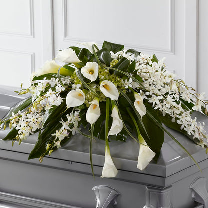 Angel Wings Casket Spray –  Moonlight Floral, Minneapolis MN