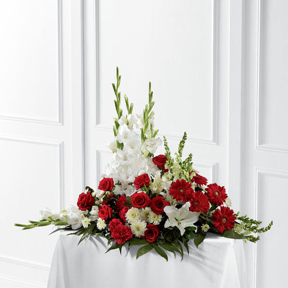 Crimson & White Arrangement –  Moonlight Floral, Minneapolis MN