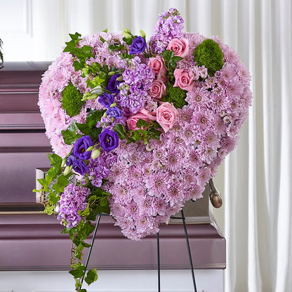 Treasured Love Standing Heart –  Moonlight Floral, Minneapolis MN