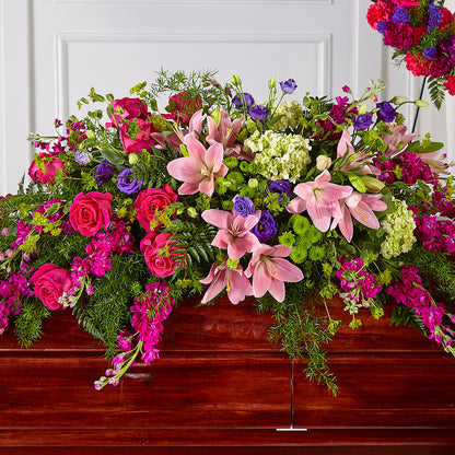 Radiant Tribute Casket Spray –  Moonlight Floral, Minneapolis MN