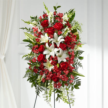 Everlasting Memory Standing Spray –  Moonlight Floral, Minneapolis MN