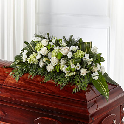 Hopeful Gesture Casket Spray –  Moonlight Floral, Minneapolis MN