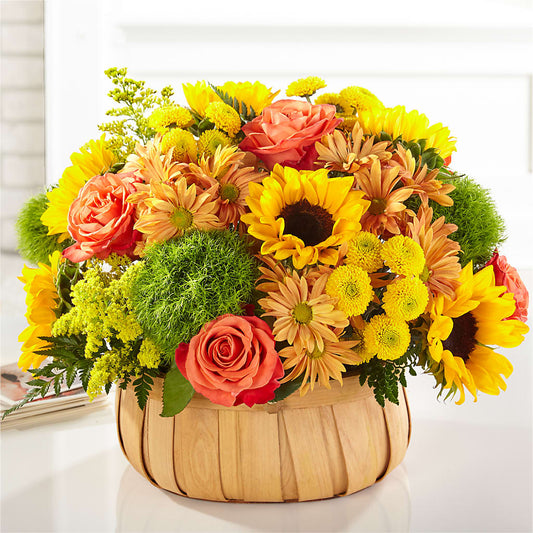 Harvest Sunflower Basket –  Moonlight Floral, Minneapolis MN