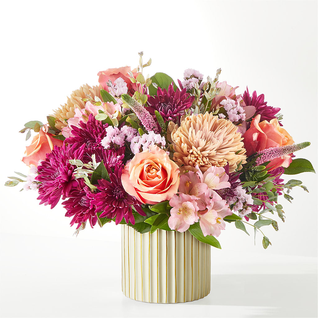 Berry Cobbler Bouquet with Ivory Vase –  Moonlight Floral, Minneapolis MN