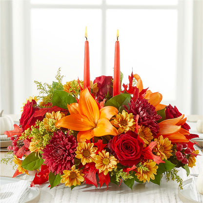 Autumn's Embrace Centerpiece –  Moonlight Floral, Minneapolis MN