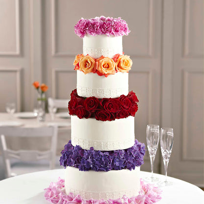 Infinite Love Cake Décor –  Moonlight Floral, Minneapolis MN